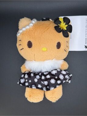 Sanrio X Nakajima tanned Hello Kitty with leopard print outfits Plush/Keychain